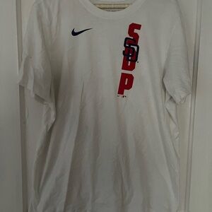 Nike White Tee with Subtle Logo